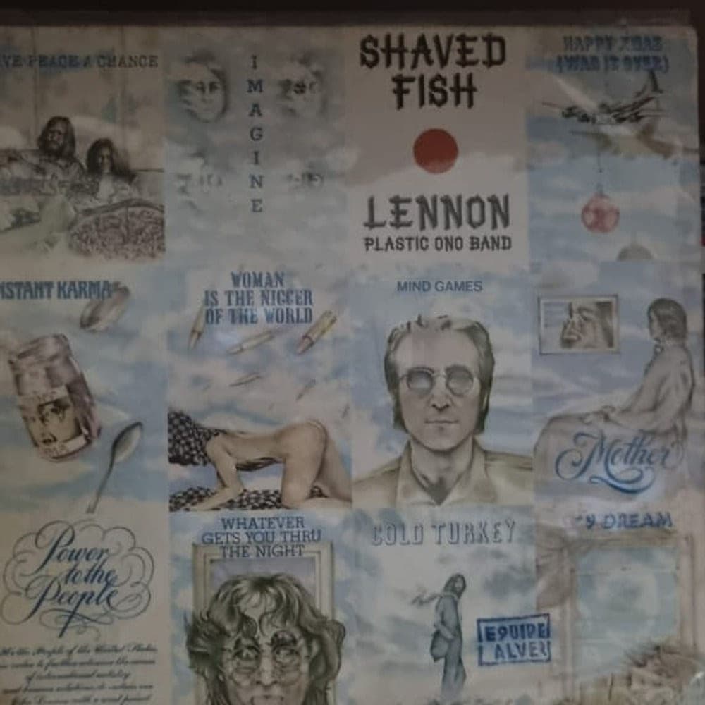 Capa de John Lennon / Plastic Ono Band — Shaved Fish